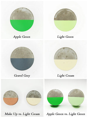 Concrete Round Wall Hook Natural Grey or a variety of colours